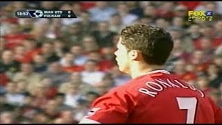 Cristiano Ronaldo Vs Fulham Home 19032005 [upl. by Renrag255]