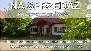 NIEZWYKŁA nieruchomość na sprzedaż  Nieszkowice gm Wołów [upl. by Vento44]