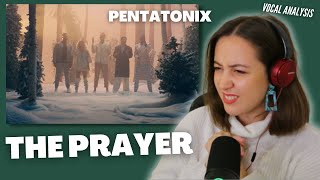 PENTATONIX The Prayer  Vocal Coach Reacts amp Analysis  Jennifer Glatzhofer [upl. by Leahey]