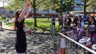 Batala  London Marathon 2014 2 [upl. by Yesteb]