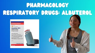 Pharmacology with Bri  Respiratory Drug Series Albuterol [upl. by Idnis]