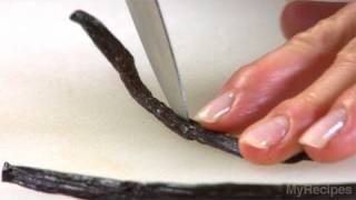 How To Scrape Seeds From a Vanilla Bean [upl. by Ennaylime302]