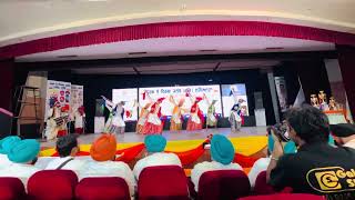 GHG Collage Bhangra Team Sudhar  Dharm and Virsa Club Ludhiana  Great Performance [upl. by Phelips]