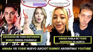 AINARA RESPONDE AL VIDEO DE YOSS ABOGADOS KUNNO EN LOS GRAMMY ALERTA ARGENTINA YOUTUBE CAMBIARÁ [upl. by Ynaffyt]