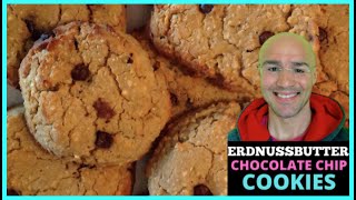 Diese ERDNUSSBUTTER CHOCOLATE CHIP COOKIES werden Dich begeistern l Rezept amp Nährwerte [upl. by Travis33]