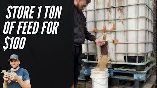 How to store 1 ton of feed for 100 [upl. by Killarney]