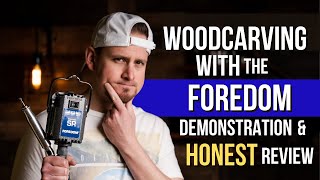 Woodcarving with the Foredom SR  Honest Review amp Demonstration [upl. by Haonam]