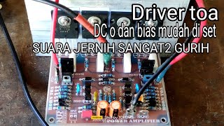 Toa driver kit power Amplifier toa [upl. by Bruis]