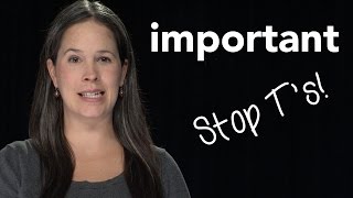 How to Pronounce IMPORTANT  American English [upl. by Jase]