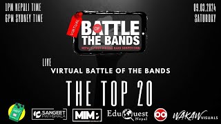 THE TOP 20 Announcement  Virtual Battle of the Bands  vbotb [upl. by Llevel]