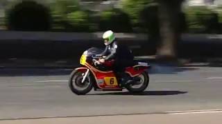 CLASSIC TT PARADE LAP AT MANX GRAND PRIX 2019 WITH GIACOMO AGOSTINI MV AGUSTA JOHN MCGUINNESS MBE [upl. by Googins]