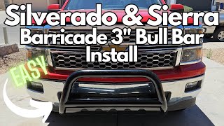 Barricade Bull Bar install on a 2015 Silverado [upl. by Morgen1]