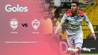 Fortaleza vs Patriotas goles  Torneo BetPlay Dimayor 2023  Gran Final  Vuelta [upl. by Yluj862]