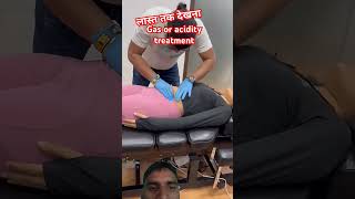 Gas or acidity treatment 😭 chiropractic chiropractor physiotherapy viralvideo youtubeshorts [upl. by Dunson]