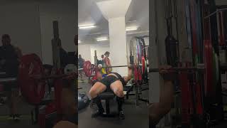 Spoto bench press 154kg [upl. by Rozanna]