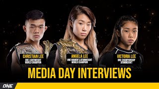 ONE Championship Angela Christian amp Victoria Lee Media Day [upl. by Nala972]