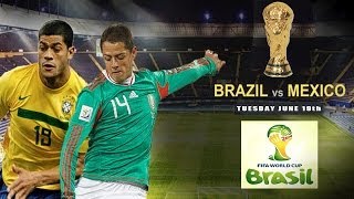 FIFA World Cup 2014 Brazil  Mexico vs Brazil  Full Match HD [upl. by Hollander]