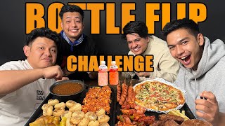 BOTTLE FLIP CHALLENGE FT mrgole8 Rungmangvlog BURGERPIZZAMOMOPANIPURILAPHING [upl. by Auof698]