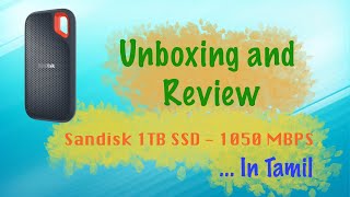 Sandisk 1TB SSD  1050 mbps  Unboxing amp Review [upl. by Iegres]