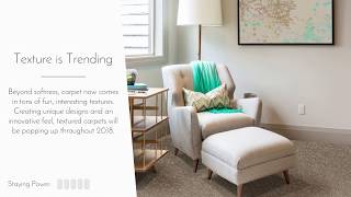 2018 Carpet Flooring Trends [upl. by Radke597]