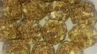 Dry fruit Ladoo RecipeDates Dry fruit Ladoo Sugar Free Laddu RecipeHealthy Dry fruit Ladoo 😍 [upl. by Finegan]