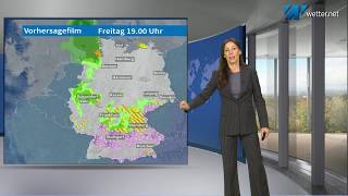 Im Norden milder und im Süden weiter Schnee Mod Michaela Koschak [upl. by Parcel209]