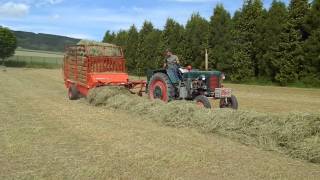 Zetor 25 K sběr sena [upl. by Eidna]