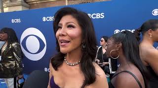 Julie Chen Moonves Big Brother at 2024 CBS New Fall Schedule Party red carpet [upl. by Sivi]