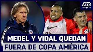 Sin Medel y Vidal Estos son los elegidos de Gareca en la nómina de Chile para la Copa América [upl. by Jonie]