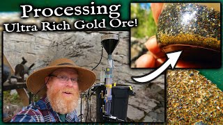 A pile of GOLD in this hard rock crush Gold Drop Test [upl. by Aiciles]