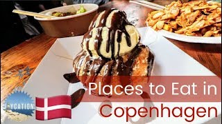 PLACES TO EAT IN COPENHAGEN DENMARK  Food Guide [upl. by Tamberg18]