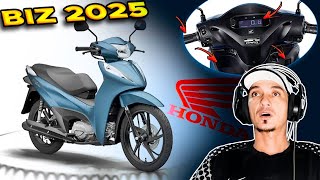 HONDA BIZ 2025 LAMÇAMENTO A HONDA NÃO QUER CONCORRÊNCIA MUDOU GERAL A MOTONETA [upl. by Atterahs]