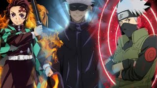 gojo kakashi and tanjiro edit AMV 🔥 [upl. by Amble]