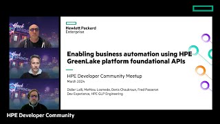 Enabling business automation using HPE GreenLake Platform foundational APIs [upl. by Ylhsa]