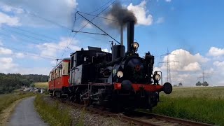 Dampflok quotLuciquot amp BR 479 auf der Oberweißbacher Bergbahn Lichtenhain  Oberweißbach [upl. by Wills]