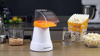 Bonsenkitchen Onebutton Automatic Oilfree Popcorn Maker for Home Movie Theater [upl. by Pooley]