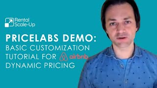 PriceLabs demo Basic customization tutorial for Airbnb dynamic pricing [upl. by Welby]