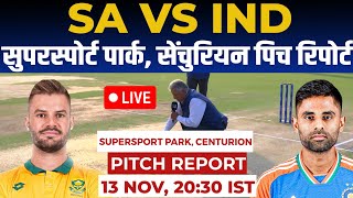 SA vs IND 2nd T20 Pitch Report supersport park centurion Pitch Report Centurion Pitch Report 2024 [upl. by Aehtrod]