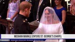 Meghan Markle enters St Georges Chapel [upl. by Imac]