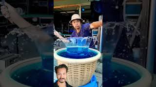 slow motion water effect😲water slowmotion greenscreeen green reaction reactionvideo shorts [upl. by Bertrando]