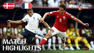 Denmark v France  2018 FIFA World Cup  Match Highlights [upl. by Steinberg]