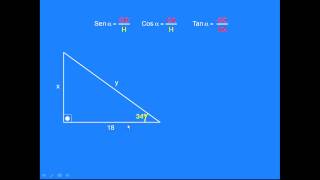 Trigonometria básica seno cosseno basic trigonometry sine cosine and tangent [upl. by Regdor]