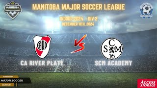 December 11th WSF Div 2 CA River Plate vs SCM Academy [upl. by Aborn351]