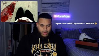 CANT BELIEVE THIS HAPPENED  😳  Joyner Lucas quotRoss Capicchioniquot  REACTION [upl. by Liamsi]