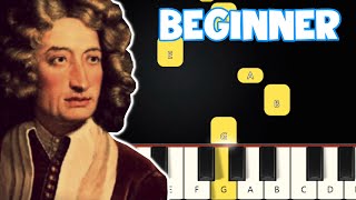 Canon In D  Johann Pachelbel  Beginner Piano Tutorial  Easy Piano [upl. by Ayiram551]