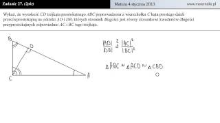 Zadanie 27  matura próbna 4 styczeń 2013 [upl. by Silliw416]