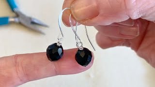 How to Make Earrings in Less Than 2 Minutes [upl. by Richma]