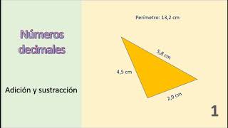 A Decimales para niños de primaria Adición y sustracción [upl. by Crispen]