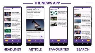 The News App in Android Studio using Kotlin  Android Knowledge [upl. by Yanat]