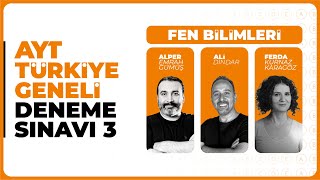 3D Türkiye Geneli Deneme Sınavı 3  AYT  Fen Bilimleri Soru Çözümleri [upl. by Ahsiener]